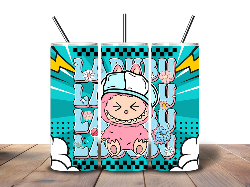 20oz Skinny Tumbler Printed Paper -Bubu