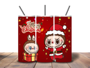 20oz Skinny Tumbler Printed Paper - Christmas bubu