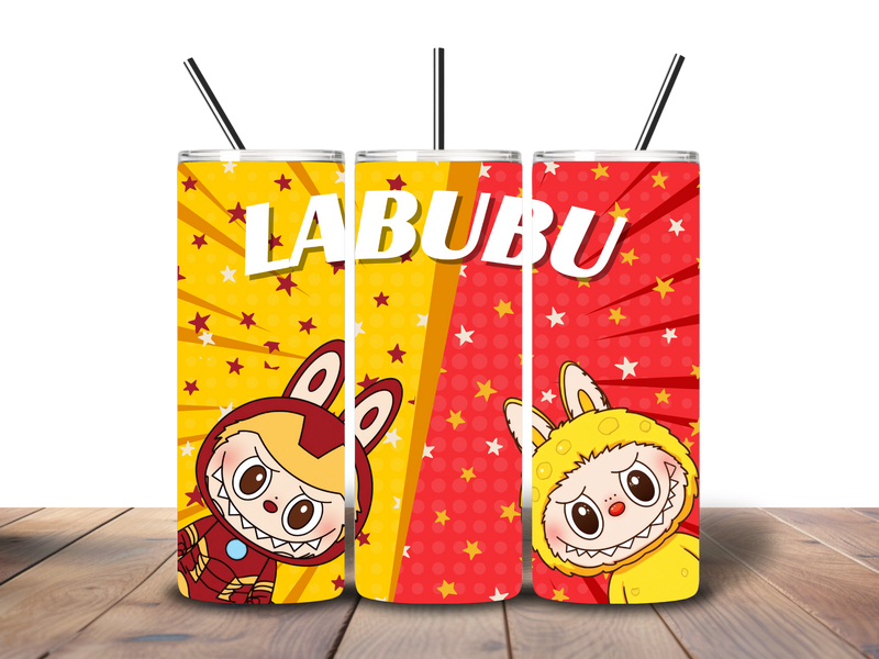 20oz Skinny Tumbler Printed Paper - Bubu