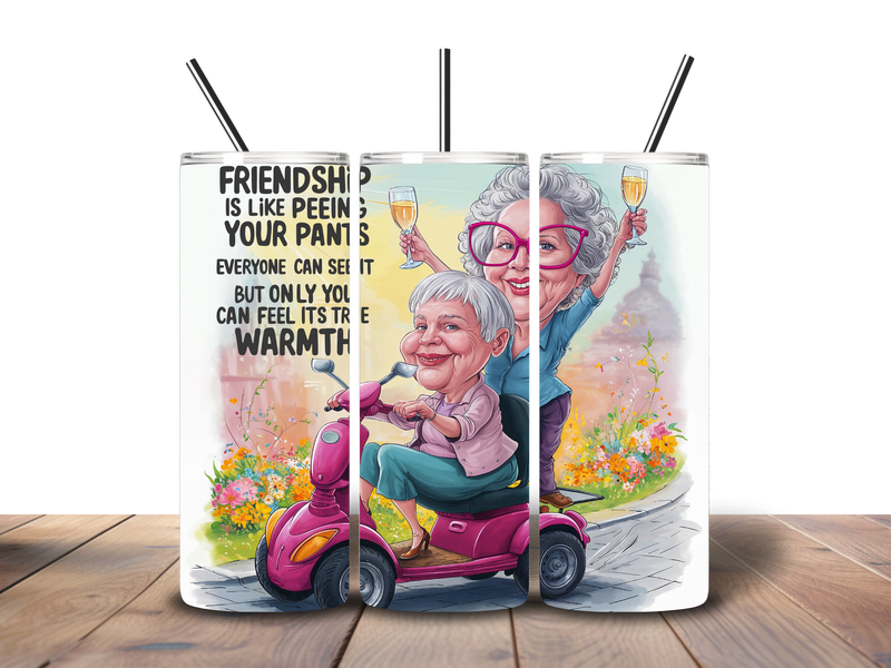 20oz Skinny Tumbler Printed Paper - Warmth