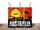 20oz Skinny Tumbler Printed Paper - Kangaroo