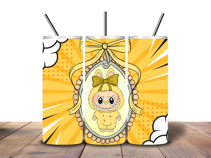 20oz Skinny Tumbler Printed Paper - Bubu