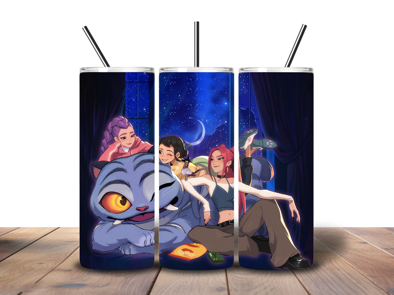 20oz Skinny Tumbler Printed Paper - Pop