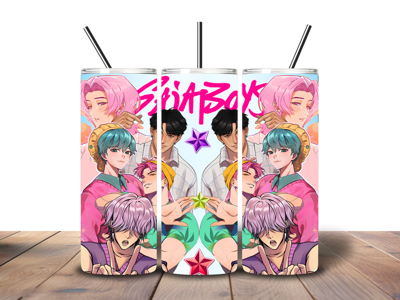 20oz Skinny Tumbler Printed Paper - Pop