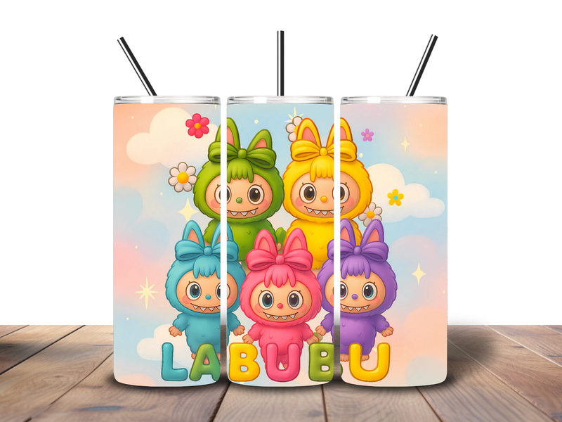 20oz Skinny Tumbler Printed Paper - Bubu