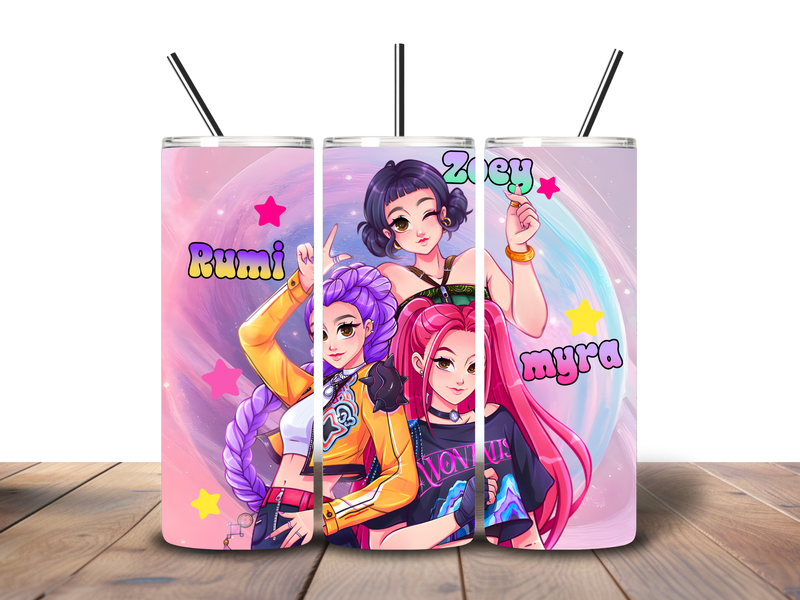 20oz Skinny Tumbler Printed Paper - Pop