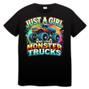 DTF Transfer Sheet - Just a girl that loves Monster Trucks