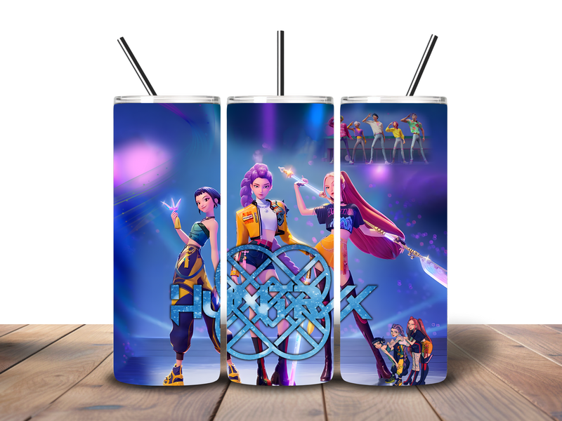 20oz Skinny Tumbler Printed Paper - Pop