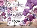 20oz Skinny Tumbler Printed Paper - Mum