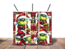 20oz Skinny Tumbler Printed Paper - Funny Grinch Christmas