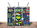 20oz Skinny Tumbler Printed Paper - Christmas