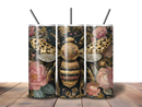 20oz Skinny Tumbler Printed Paper - Diamond Bee
