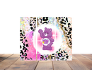 20oz Skinny Tumbler Printed Paper - Leopard Naughty Care Bear