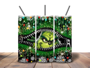 20oz Skinny Tumbler Printed Paper - Funny Grinch Christmas