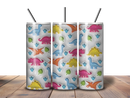 Printed Sublimation Paper for 20oz  Skinny Tumblers - Dino