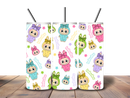 20oz Skinny Tumbler Printed Paper - Bubu Cartoon Monster