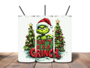 20oz Skinny Tumbler Printed Paper - Funny Grinch Christmas