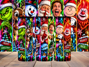 20oz Skinny Tumbler Printed Paper - Christmas Friends