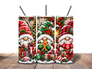 20oz Skinny Tumbler Printed Paper - Christmas Gnome