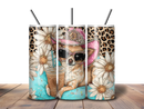 20oz Skinny Tumbler Printed Paper - Diamond Dog