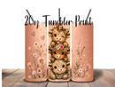 20oz Skinny Tumbler Printed Paper - Cheeky Highland