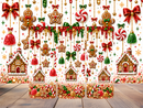 20oz Skinny Tumbler Printed Paper - Christmas Gingerbread House