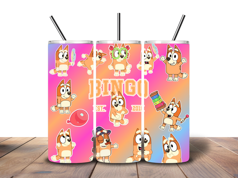 Pastel Rainbow Dog