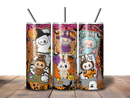 20oz Skinny Tumbler Printed Paper -Halloween Bubu