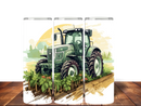 Green Tractor 20oz Skinny Tumbler Printed Paper