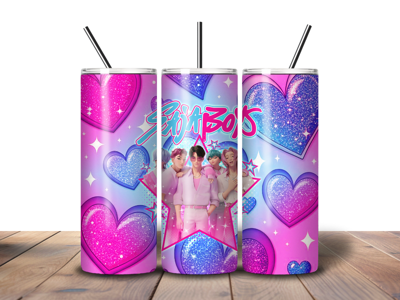 20oz Skinny Tumbler Printed Paper - Boys