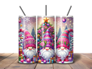20oz Skinny Tumbler Printed Paper - Christmas Gnomes
