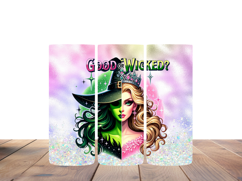 20oz Skinny Tumbler Printed Paper - Wicked