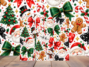 20oz Skinny Tumbler Printed Paper - Christmas