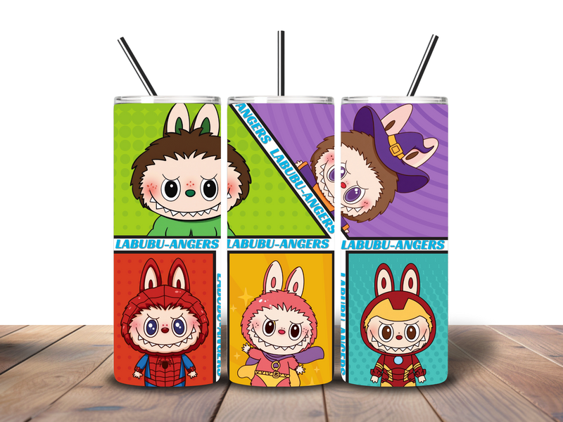 20oz Skinny Tumbler Printed Paper -Bubu