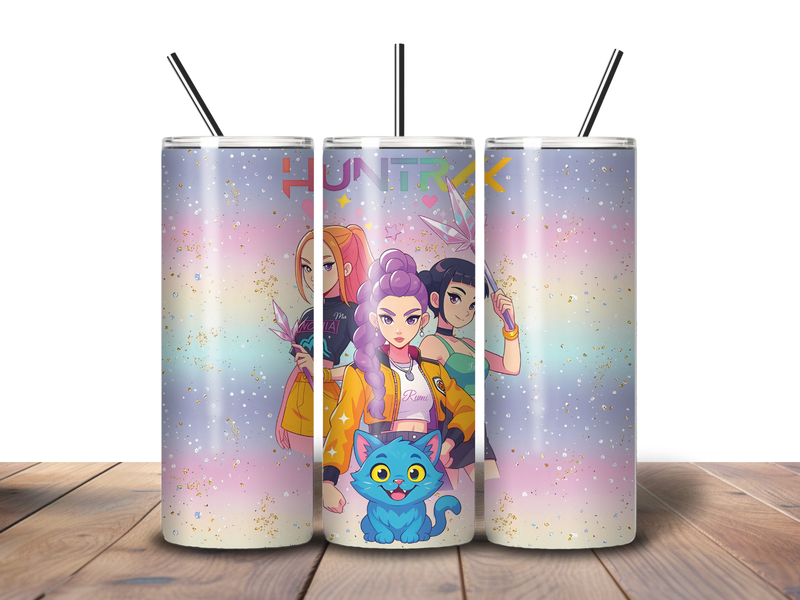 20oz Skinny Tumbler Printed Paper - Hunt