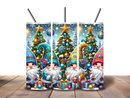 20oz Skinny Tumbler Printed Paper - Christmas Gnomes
