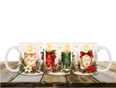Sublimation Paper for 11oz Mugs - Christmas Candles