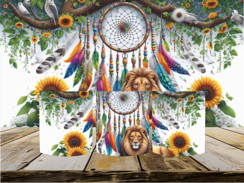 Dream Lion Printed Sublimation Paper for 11oz mug.