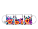 11oz Sublimation print - Floral Garden