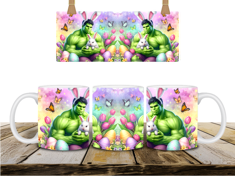 Green Man Easter Printed Sublimation Paper for 11oz mug