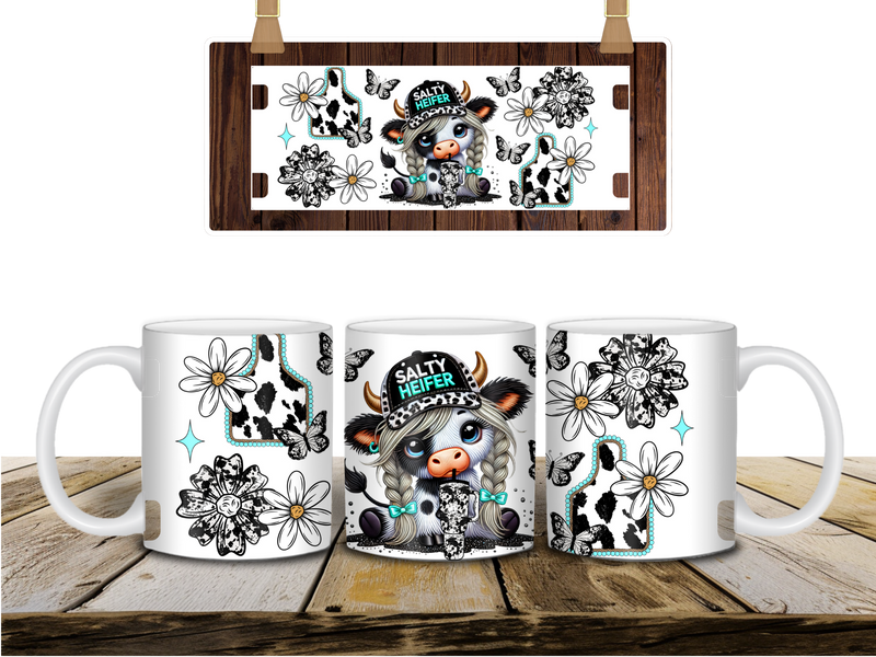 11oz Sublimation print - Salty