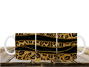 Glitter wave leopard Printed Sublimation Paper for 11oz mug.