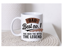 11oz Sublimation print - No. 1 Dad