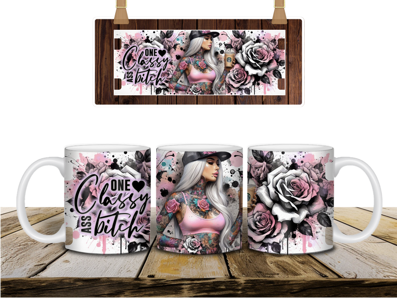 11oz Sublimation print - Classy