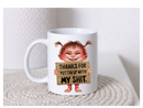 11oz Sublimation print - Thanks Dad