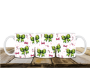 Sublimation Paper for 11oz Mugs - Green Bows