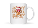 Printed Sublimation Paper for 11oz mug - Merry Christmas Gingerbread Man