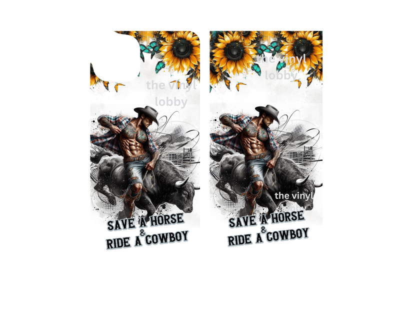 Mobile Phone Case Sublimation Print - Ride a Cowboy