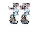 Mobile Phone Case Sublimation Print - Anxiety