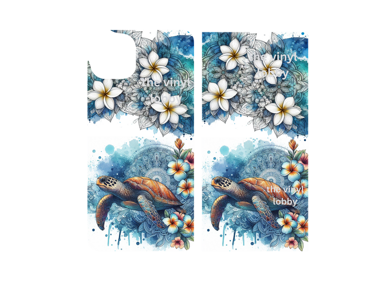 Mobile Phone Case Sublimation Print- Turtle